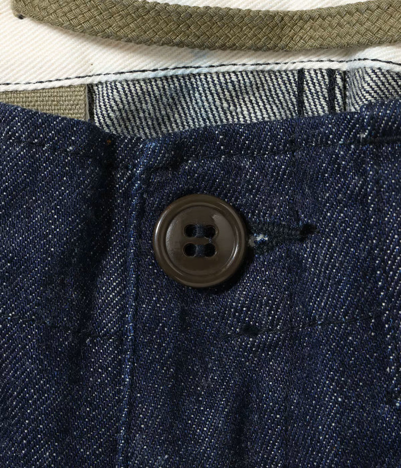 BR52662 / BUZZ RICKSON'S TROUSERS, SHELL, FIELD, M-51 SHORTS DENIM CIVILIAN MODEL