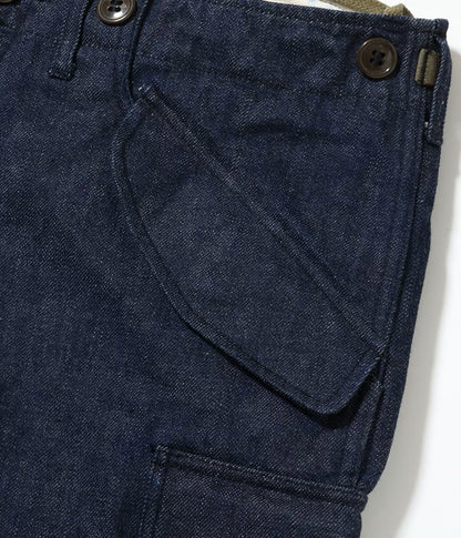 BR52662 / BUZZ RICKSON'S TROUSERS, SHELL, FIELD, M-51 SHORTS DENIM CIVILIAN MODEL
