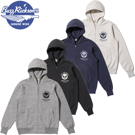 BR65599 / BUZZ RICKSON'S FULL ZIP SWEAT PARKA U.S. AIR FORCE