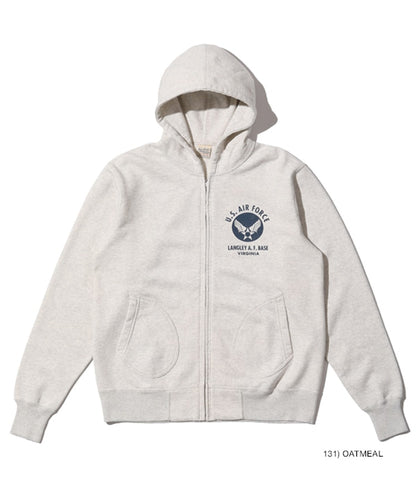 BR65599 / BUZZ RICKSON'S FULL ZIP SWEAT PARKA U.S. AIR FORCE