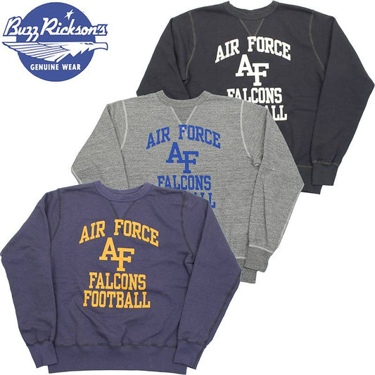 BR69289 / BUZZ RICKSON'S SET-IN CREW NECK SWEAT SHIRTS "AIR FORCE FALCONS"