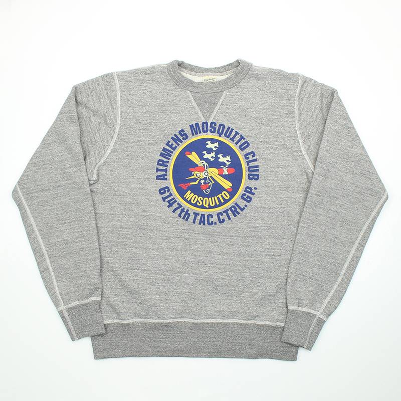 BR69290 / BUZZ RICKSON'S SET-IN CREW NECK SWEAT SHIRTS "AIRMENS MOSQUITO CLUB"