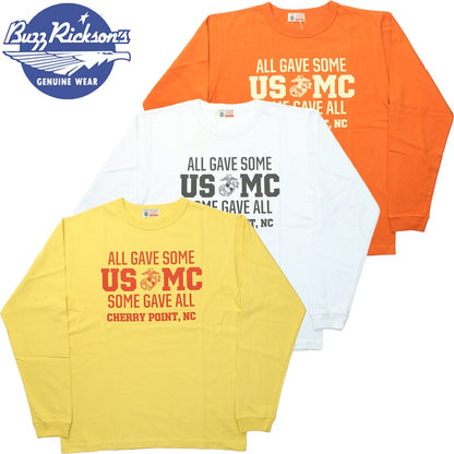 BR69447 / BUZZ RICKSON'S LONG SLEEVE T-SHIRTS "U.S. MARINE CORPS"