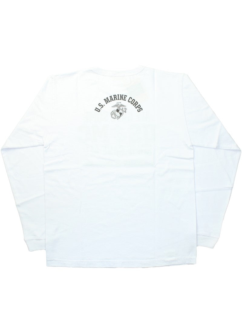 BR69447 / BUZZ RICKSON'S LONG SLEEVE T-SHIRTS "U.S. MARINE CORPS"