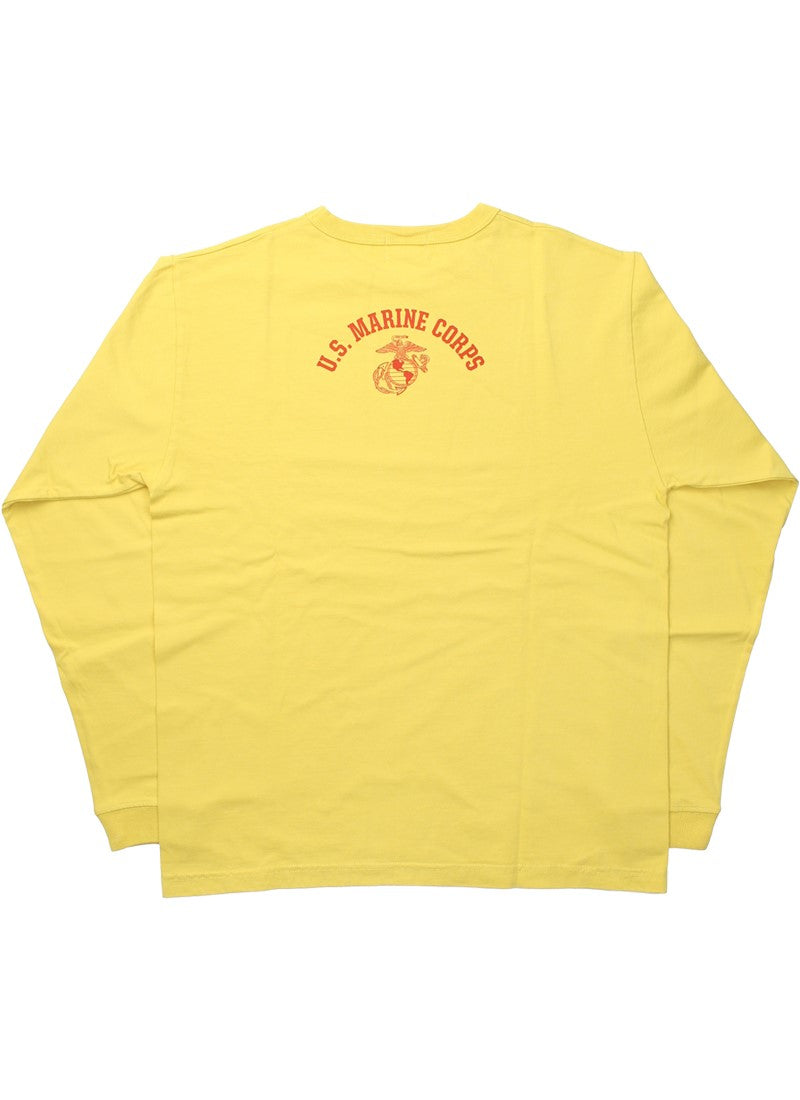 BR69447 / BUZZ RICKSON'S LONG SLEEVE T-SHIRTS "U.S. MARINE CORPS"