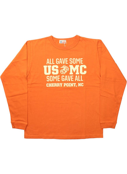 BR69447 / BUZZ RICKSON'S LONG SLEEVE T-SHIRTS "U.S. MARINE CORPS"