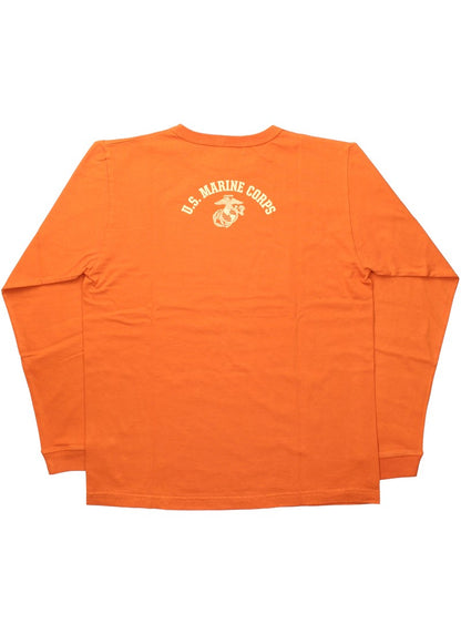 BR69447 / BUZZ RICKSON'S LONG SLEEVE T-SHIRTS "U.S. MARINE CORPS"