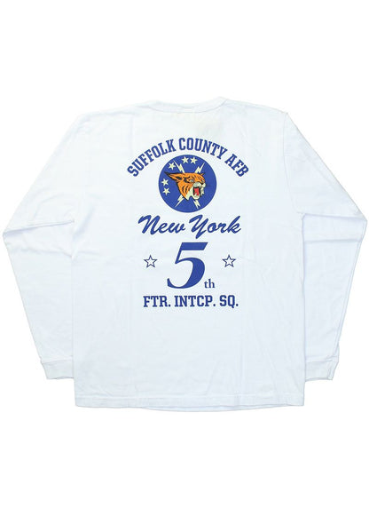 BR69449 / BUZZ RICKSON'S LONG SLEEVE T-SHIRTS "5th FTR.INTCP.SQ."