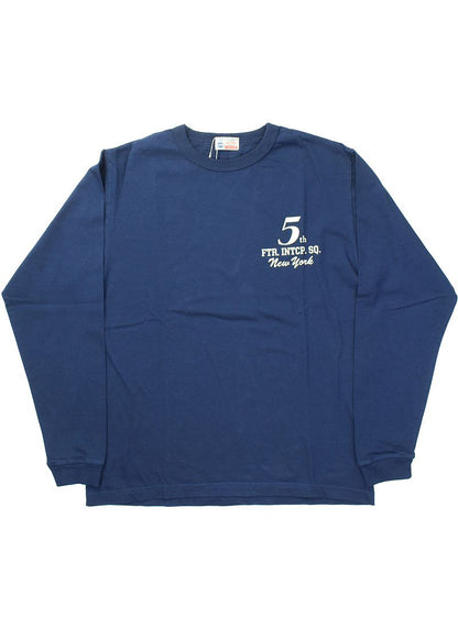 BR69449 / BUZZ RICKSON'S LONG SLEEVE T-SHIRTS "5th FTR.INTCP.SQ."