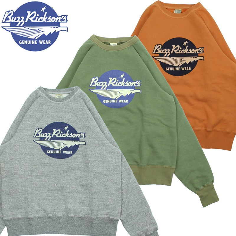 BR69507 / BUZZ RICKSON'S FREEDOM SLEEVE SWEAT SHIRTS “BUZZ RICKSON'S”