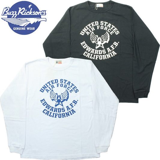 BR69508 / BUZZ RICKSON'S LONG SLEEVE T-SHIRTS "EDWARDS A.F.BASE"