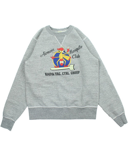 BR69632 / BUZZ RICKSON'S SET-IN CREW NECK SWEAT SHIRTS "AIRMENS MOSQUITO CLUB"