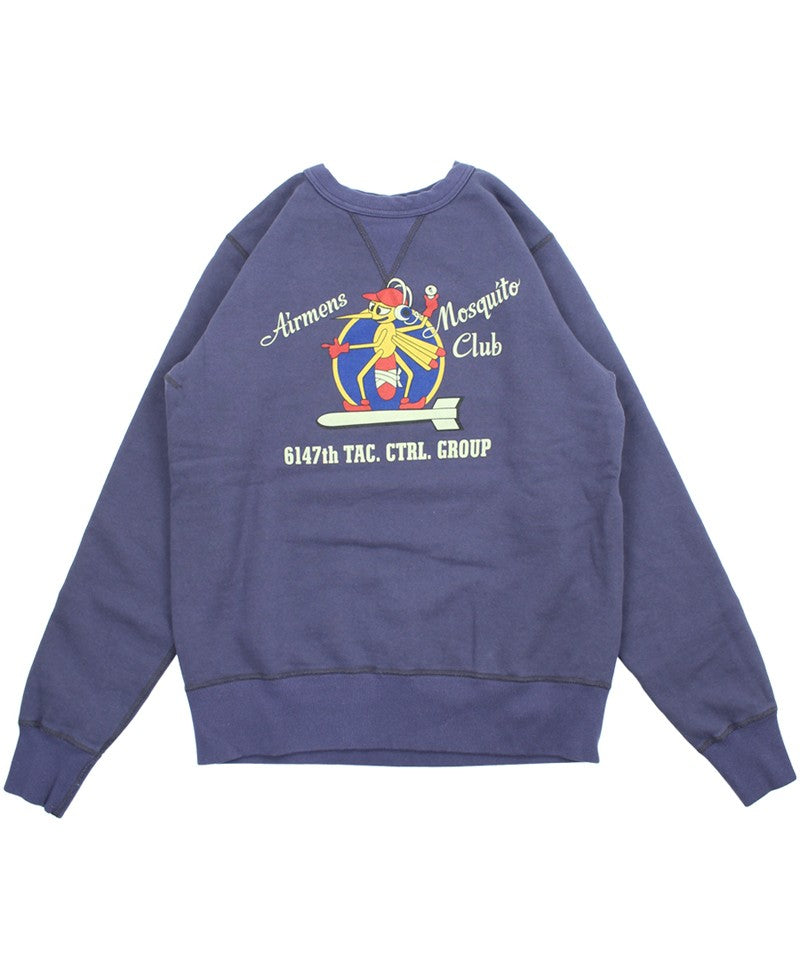BR69632 / BUZZ RICKSON'S SET-IN CREW NECK SWEAT SHIRTS "AIRMENS MOSQUITO CLUB"