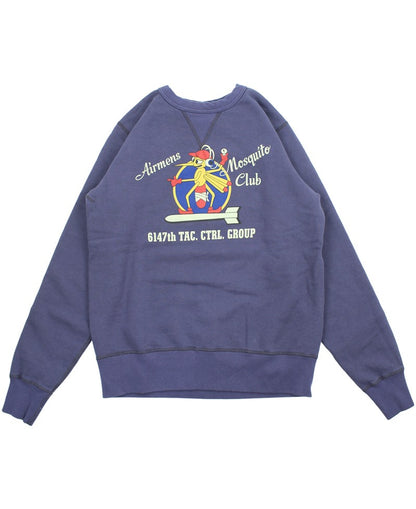 BR69632 / BUZZ RICKSON'S SET-IN CREW NECK SWEAT SHIRTS "AIRMENS MOSQUITO CLUB"