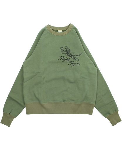 BR69636 / BUZZ RICKSON'S FREEDOM SLEEVE SWEAT SHIRTS “FLYING TIGERS”