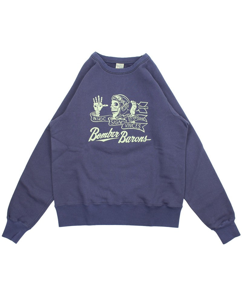 BR69637 / BUZZ RICKSON'S FREEDOM SLEEVE SWEAT SHIRTS “BOMBER BARONS”