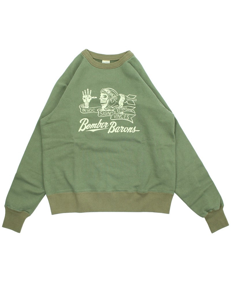 BR69637 / BUZZ RICKSON'S FREEDOM SLEEVE SWEAT SHIRTS “BOMBER BARONS”