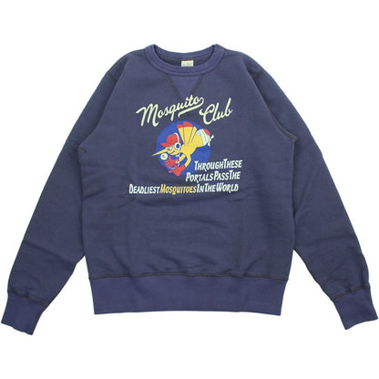 BR69802 / BUZZ RICKSON'S SET-IN CREW NECK SWEAT SHIRTS "MOSQUITO CLUB"