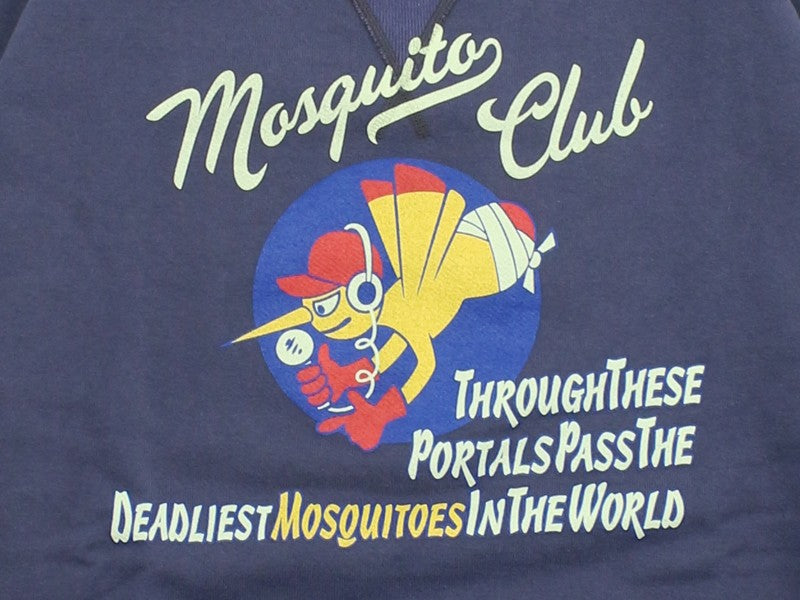 BR69802 / BUZZ RICKSON'S SET-IN CREW NECK SWEAT SHIRTS "MOSQUITO CLUB"
