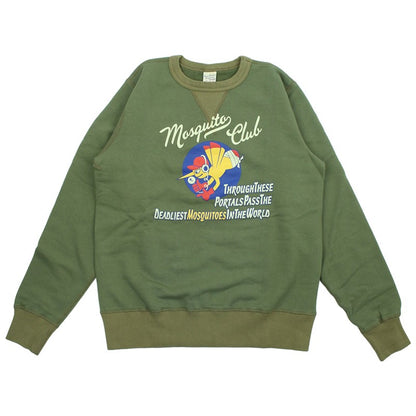 BR69802 / BUZZ RICKSON'S SET-IN CREW NECK SWEAT SHIRTS "MOSQUITO CLUB"