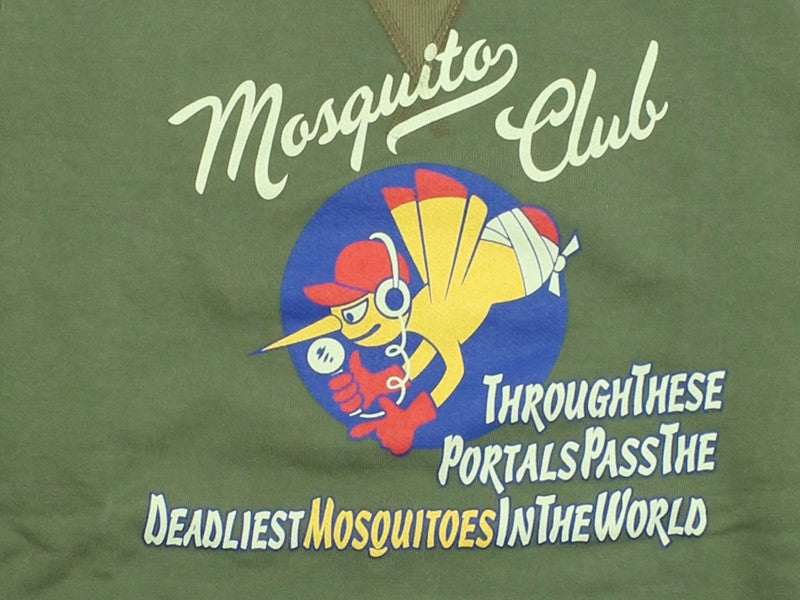 BR69802 / BUZZ RICKSON'S SET-IN CREW NECK SWEAT SHIRTS "MOSQUITO CLUB"