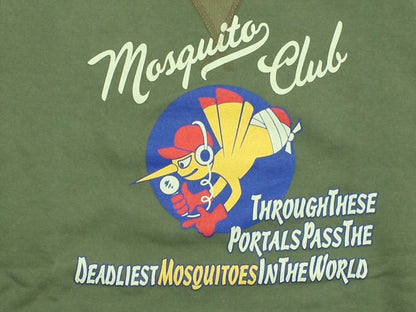 BR69802 / BUZZ RICKSON'S SET-IN CREW NECK SWEAT SHIRTS "MOSQUITO CLUB"