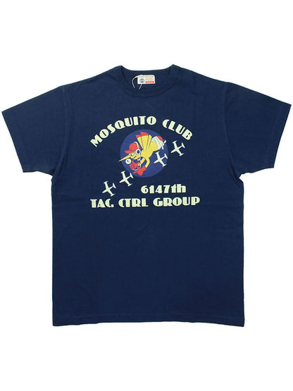 BR79345 / BUZZ RICKSON'S S/S MILITARY TEE "MOSQUITO CLUB"