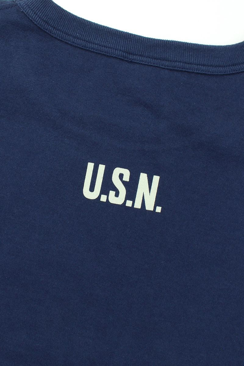 BR79398 バズリクソンズ ミリタリー 半袖 Tシャツ " U.S. NAVY "