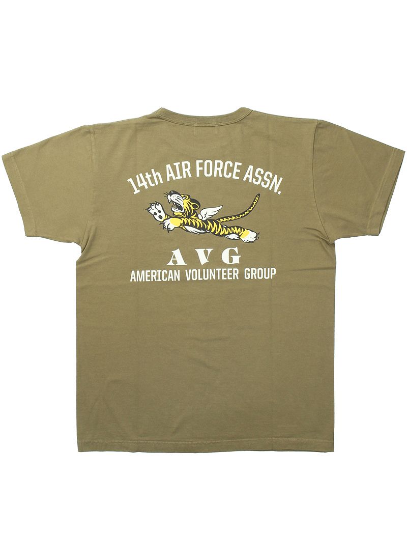 BR79406 バズリクソンズ ミリタリー 半袖 Tシャツ " 14th AIR FORCE ASSOCIATION "