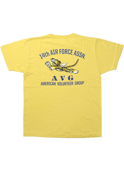 BR79406 バズリクソンズ ミリタリー 半袖 Tシャツ " 14th AIR FORCE ASSOCIATION "