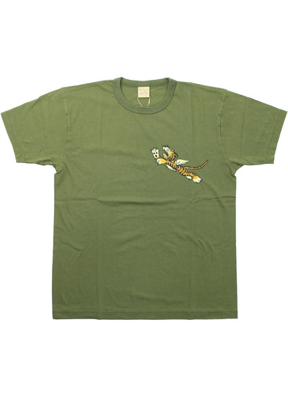 BR79578 / BUZZ RICKSON'S GOVERNMENT ISSUE T-SHIRT "460th BOMB.SQ. Black Panther"