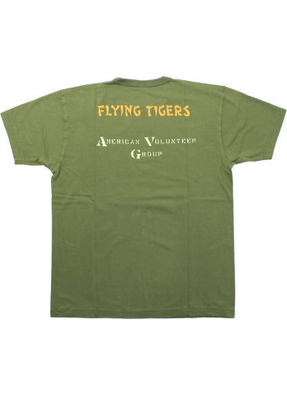 BR79578 / BUZZ RICKSON'S GOVERNMENT ISSUE T-SHIRT "460th BOMB.SQ. Black Panther"