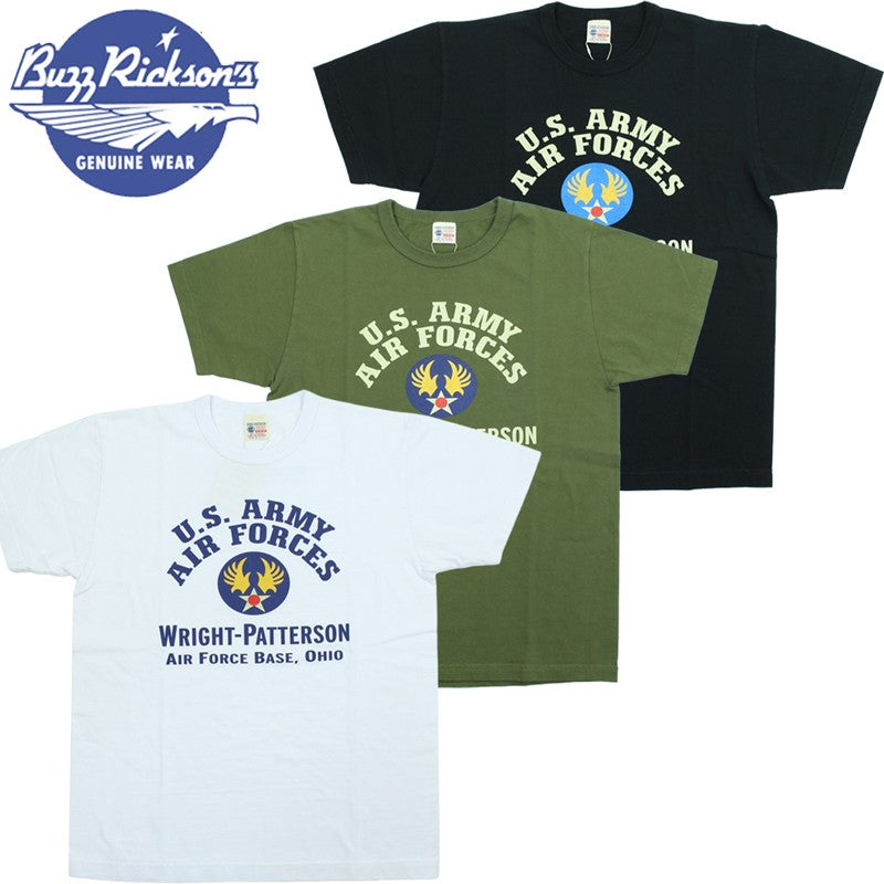 BR79701 / BUZZ RICKSON'S S/S MILITARY TEE " ARMY AIR FORCES "