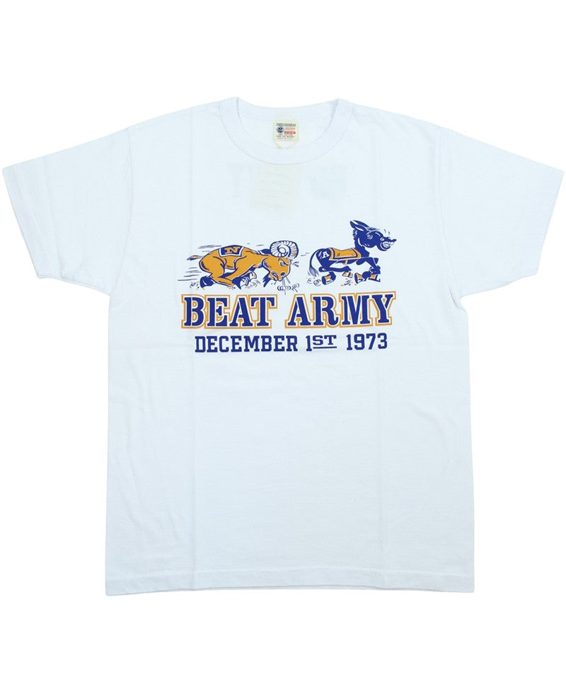 BR79702 / BUZZ RICKSON'S S/S MILITARY TEE " BEAT ARMY "