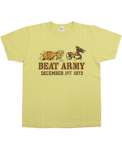BR79702 / BUZZ RICKSON'S S/S MILITARY TEE " BEAT ARMY "