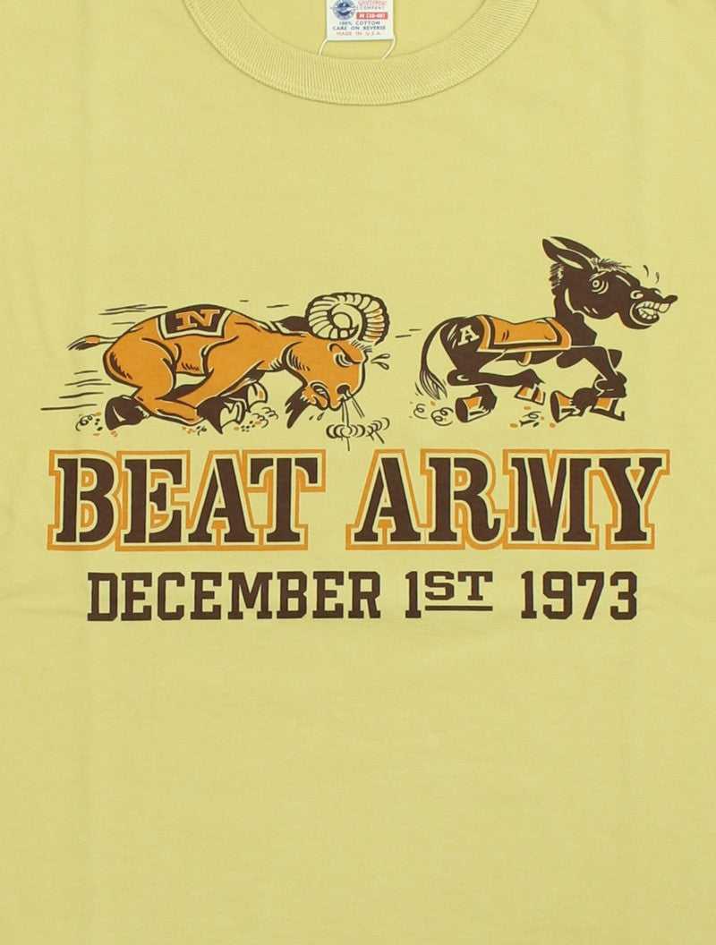 BR79702 / BUZZ RICKSON'S S/S MILITARY TEE " BEAT ARMY "