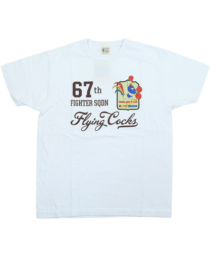BR79704 / BUZZ RICKSON'S S/S MILITARY TEE " 67th FTR. SQ. "