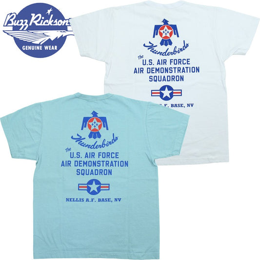 BR79705 / BUZZ RICKSON'S S/S MILITARY TEE " THUNDERBIRDS "