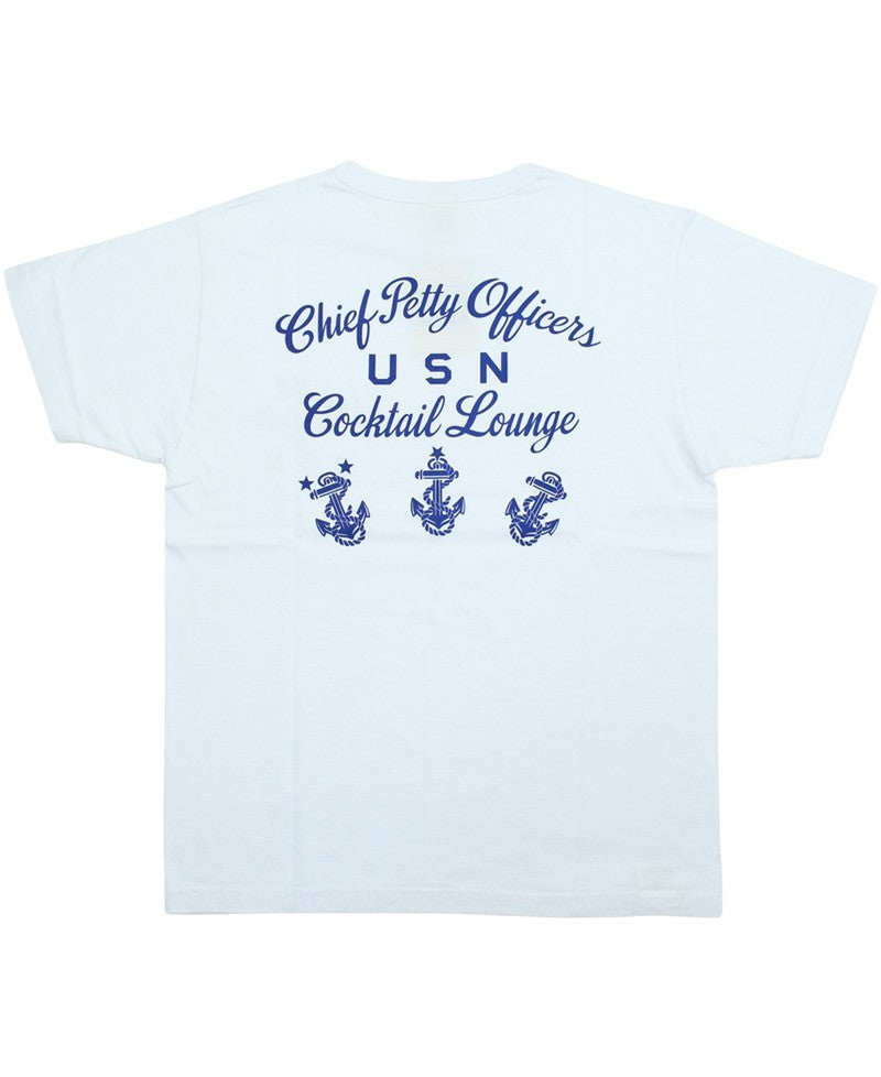 BR79706 / BUZZ RICKSON'S S/S MILITARY TEE " COCKTAIL LOUNGE "