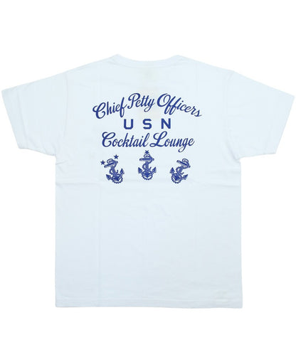 BR79706 / BUZZ RICKSON'S S/S MILITARY TEE " COCKTAIL LOUNGE "