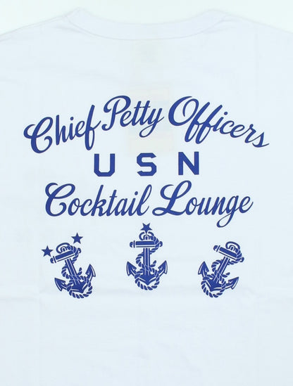 BR79706 / BUZZ RICKSON'S S/S MILITARY TEE " COCKTAIL LOUNGE "