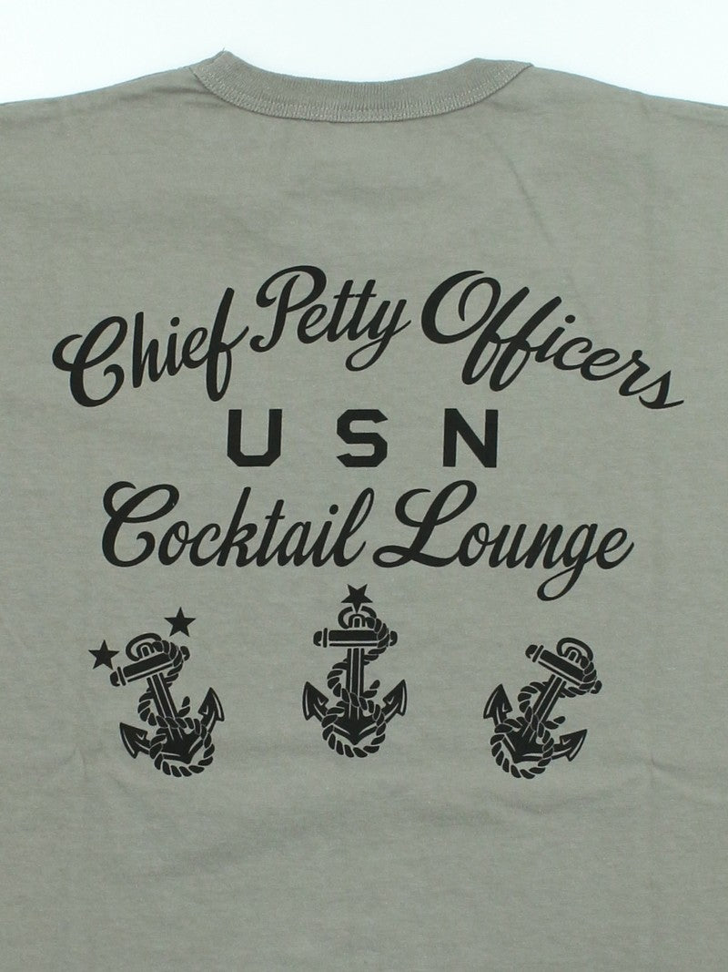BR79706 / BUZZ RICKSON'S S/S MILITARY TEE " COCKTAIL LOUNGE "