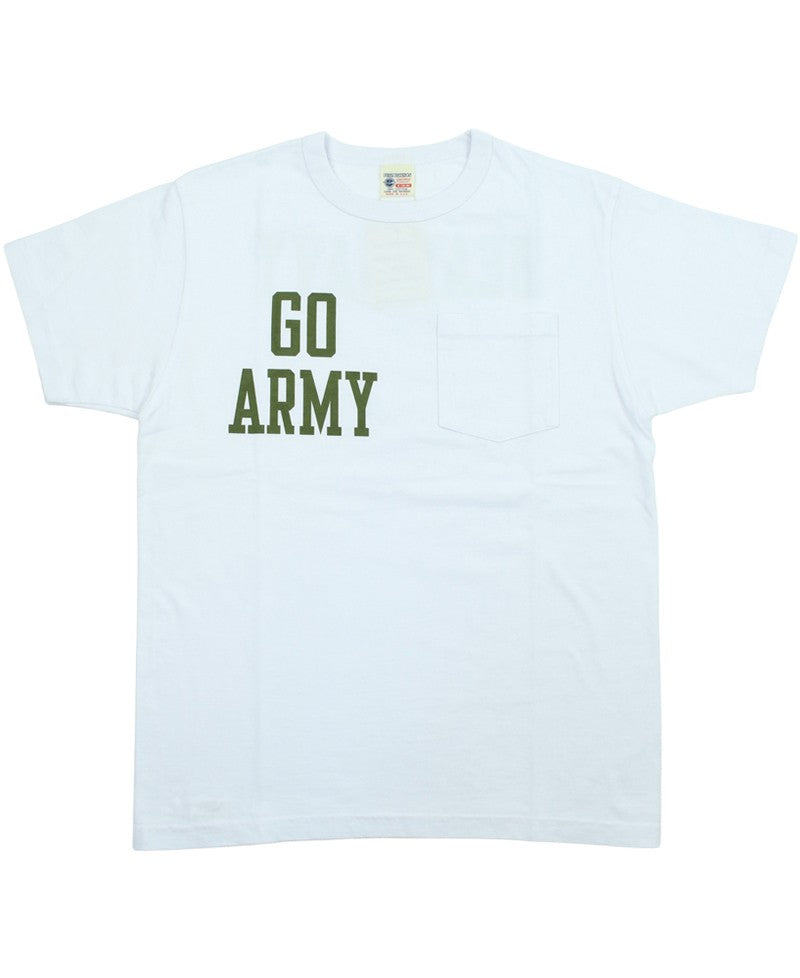 BR79710 / BUZZ RICKSON'S S/S MILITARY POCKET TEE " GO ARMY "
