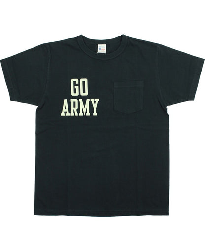 BR79710 / BUZZ RICKSON'S S/S MILITARY POCKET TEE " GO ARMY "