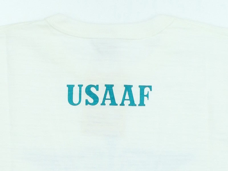BR79726 / BUZZ RICKSON'S SLUB YARN PRINT TEE "USAAF HARDING FIELD"