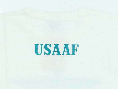 BR79726 / BUZZ RICKSON'S SLUB YARN PRINT TEE "USAAF HARDING FIELD"