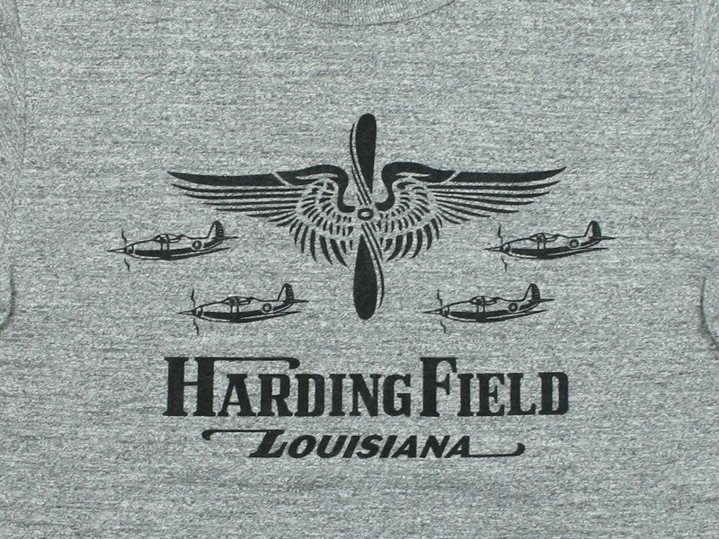 BR79726 / BUZZ RICKSON'S SLUB YARN PRINT TEE "USAAF HARDING FIELD"