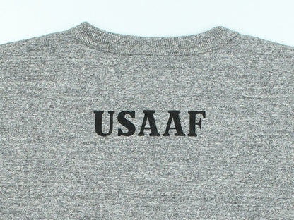BR79726 / BUZZ RICKSON'S SLUB YARN PRINT TEE "USAAF HARDING FIELD"