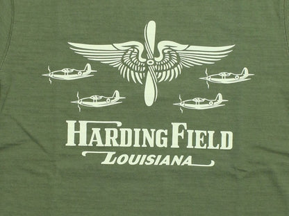 BR79726 / BUZZ RICKSON'S SLUB YARN PRINT TEE "USAAF HARDING FIELD"
