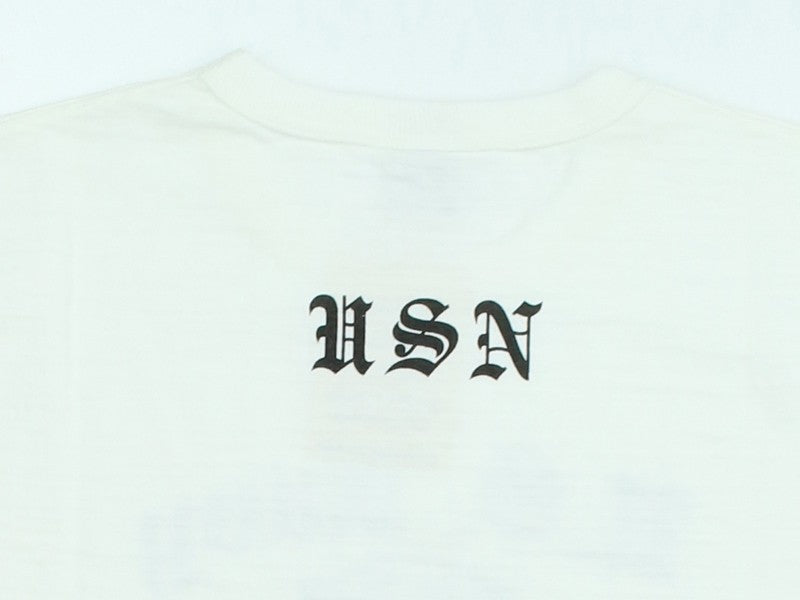 BR79727 / BUZZ RICKSON'S SLUB YARN PRINT TEE "USN GREAT LAKES"